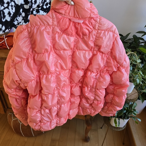 Free People Blush Pink Puffer Jacket - Picture 5 of 6